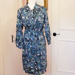 NWT LILLY PULITZER ruffled collar dress
